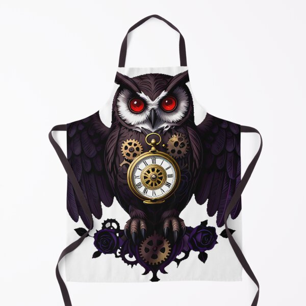 Item preview, Gothic Spectacled Owl Clockwork Alchemist designed and sold by IllumeInk.