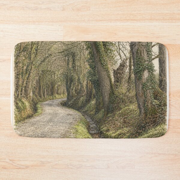 Item preview, Countryside road in spring, Brittany, France designed and sold by Dreaming Shell.