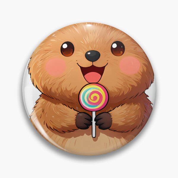Item preview, Cute Smiling Quokka Bat Headband Trick-or-Treat Icon designed and sold by pumsquare.