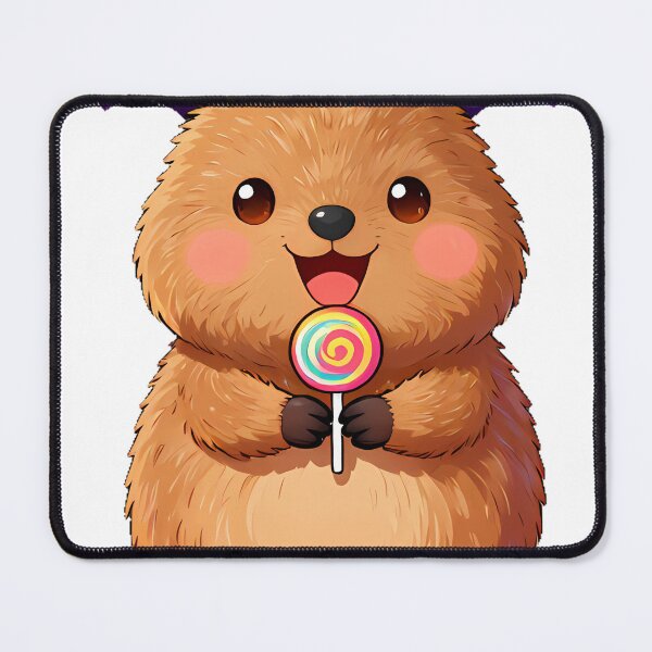 Item preview, Cute Smiling Quokka Bat Headband Trick-or-Treat Icon designed and sold by pumsquare.