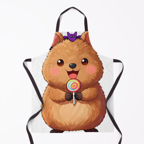 Item preview, Cute Smiling Quokka Bat Headband Trick-or-Treat Icon designed and sold by pumsquare.