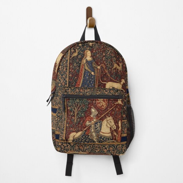 Item preview, Medieval tapestry art featuring knights, dragons, fair maidens and unicorns designed and sold by Vintage Designs +.
