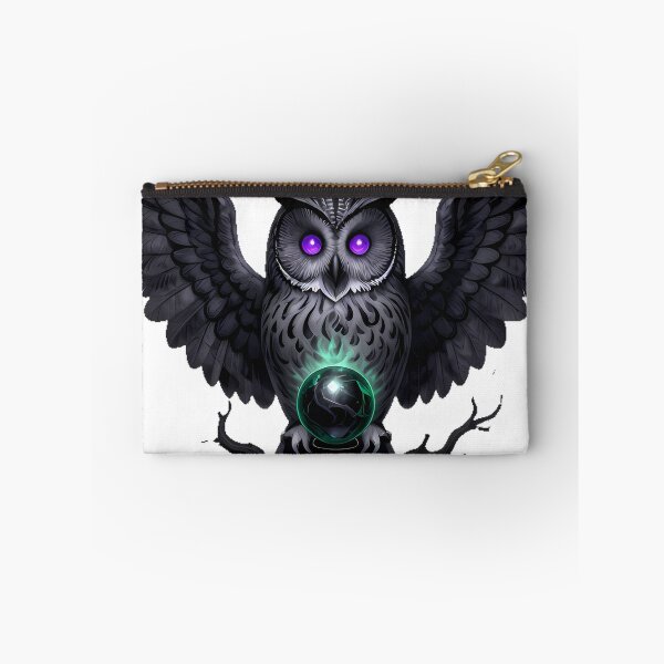 Item preview, Gothic Great Grey Owl Crystal Scryer designed and sold by IllumeInk.