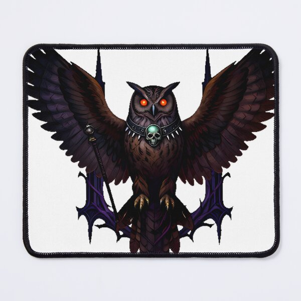 Item preview, Gothic Eagle Owl Imperial Warlock designed and sold by IllumeInk.