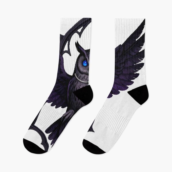 Item preview, Gothic Long-eared Owl Amethyst Diviner designed and sold by IllumeInk.