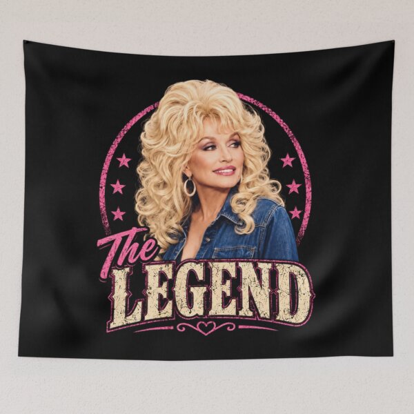 Item preview, Country Music Legend - Dolly Parton Vintage Singer designed and sold by DreadFlockArt.