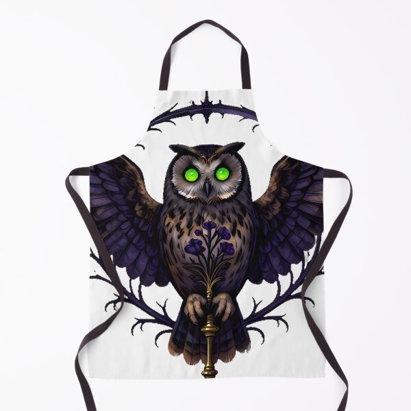 Item preview, Gothic Short-eared Owl Nightshade Forager designed and sold by IllumeInk.