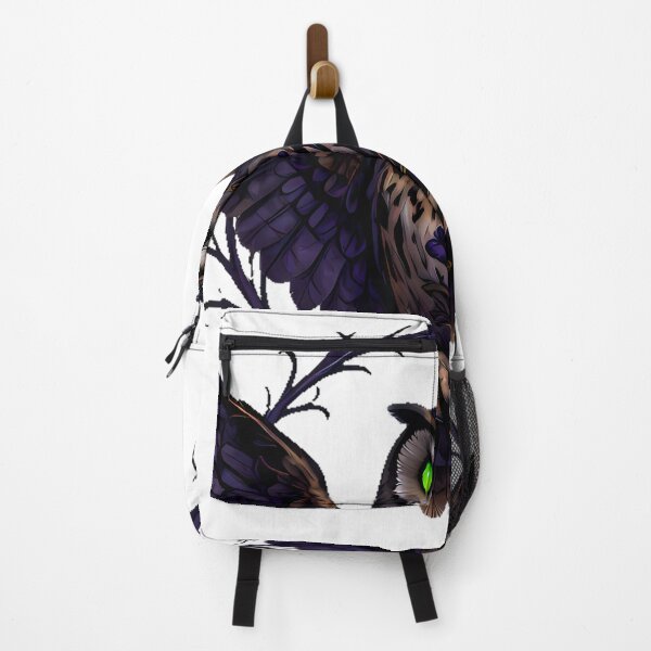 Item preview, Gothic Short-eared Owl Nightshade Forager designed and sold by IllumeInk.