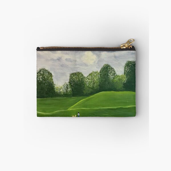 Item preview, Green Meadow Rolling Hills Landscape Painting designed and sold by POPILATA.