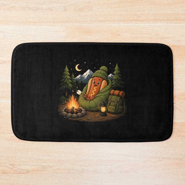 Item preview, Camping Dog Funny Camping Hotdog designed and sold by Animavera.