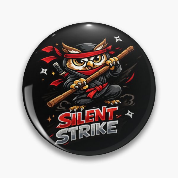 Item preview, Silent Strike – Ninja Owl Warrior Design designed and sold by ArtisticHeart21.