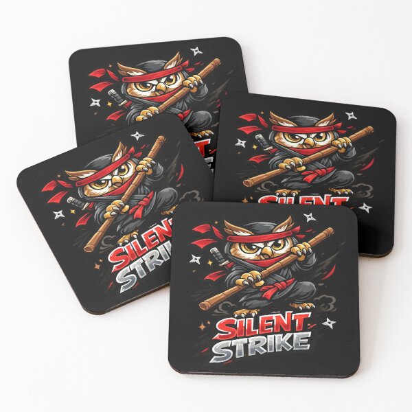 Item preview, Silent Strike – Ninja Owl Warrior Design designed and sold by ArtisticHeart21.