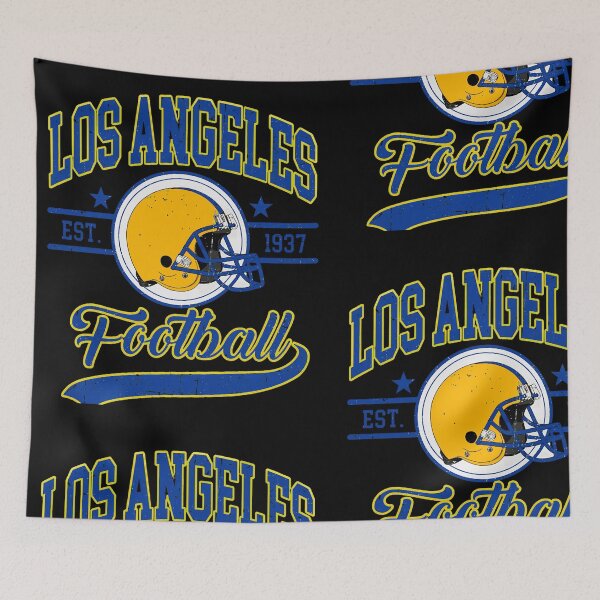 Item preview, LA Football Vintage Helmet Graphic designed and sold by JohnMorga62369.