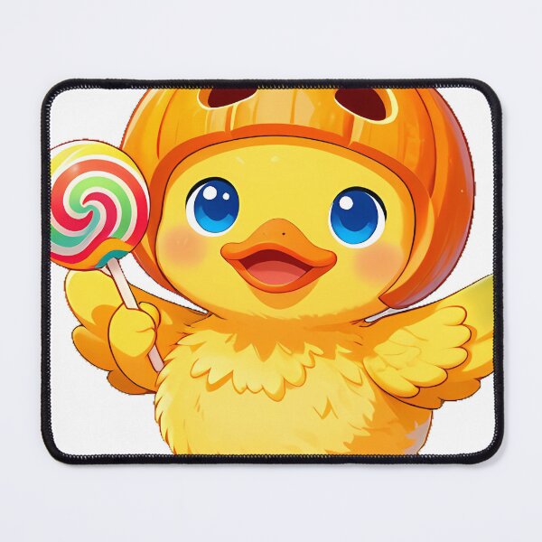 Item preview, Cute Duckling Pumpkin Helmet Trick-or-Treat Icon designed and sold by pumsquare.