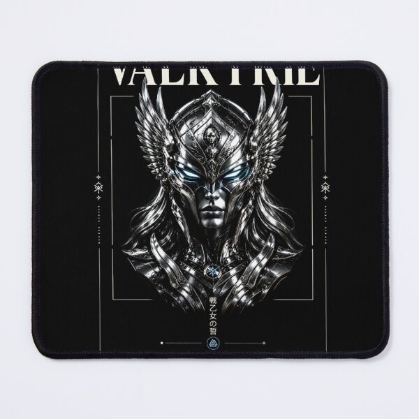 Item preview, Valkyrie Cyber Warrior Liquid Chrome Aesthetic Tee designed and sold by RajaArtDesign.