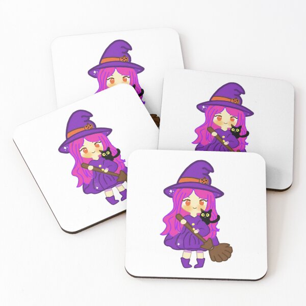 Item preview, Halloween Vibes With Cute Little Witch Chibi Anime Graphic designed and sold by Ladicreatis.