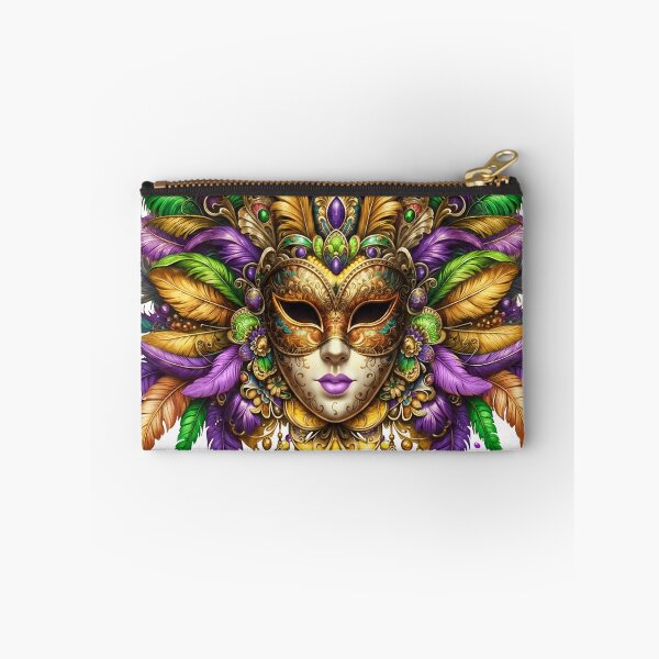 Item preview, NOLA Mardi Gras Masquerade Mask Feather  designed and sold by varin-studio.