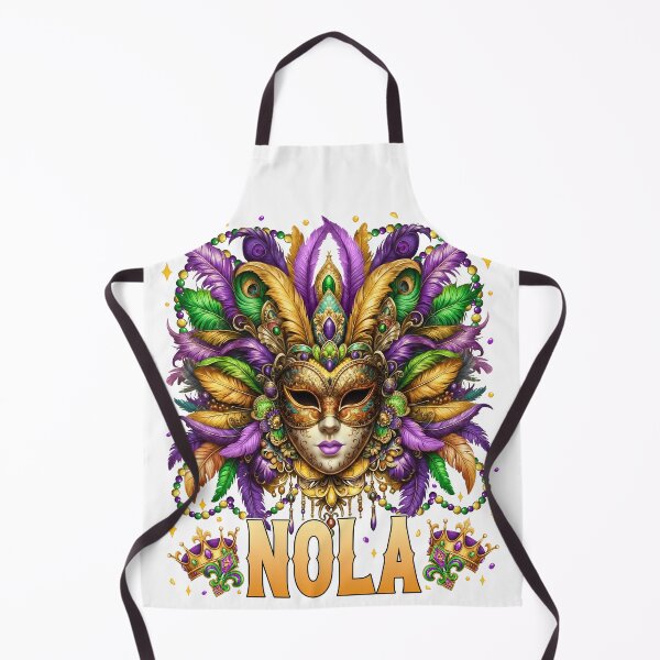 Item preview, NOLA Mardi Gras Masquerade Mask Feather designed and sold by varin-studio.