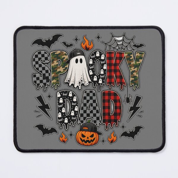 Item preview, Spooky Dad Halloween | Camo Plaid Mixed Pattern Design designed and sold by MOCH- ART.