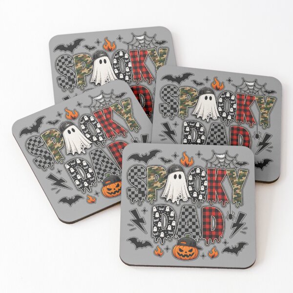 Item preview, Spooky Dad Halloween | Camo Plaid Mixed Pattern Design designed and sold by MOCH- ART.