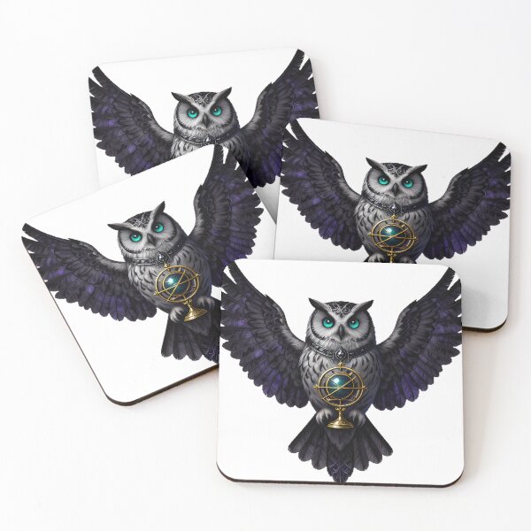 Item preview, Gothic Ural Owl Celestial Sovereign designed and sold by IllumeInk.