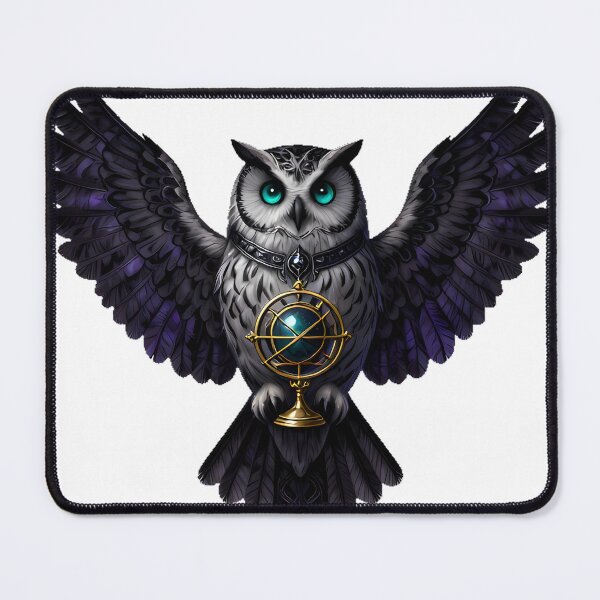 Item preview, Gothic Ural Owl Celestial Sovereign designed and sold by IllumeInk.