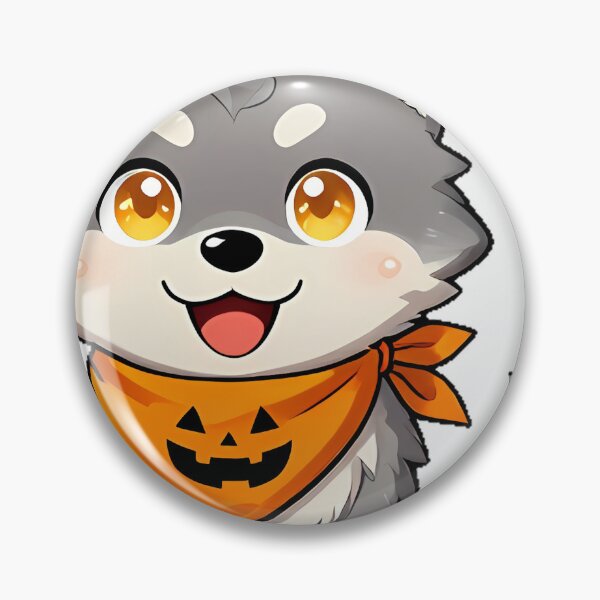 Item preview, Cute Baby Wolf Cub Autumn Bandana Trick-or-Treat Icon designed and sold by pumsquare.