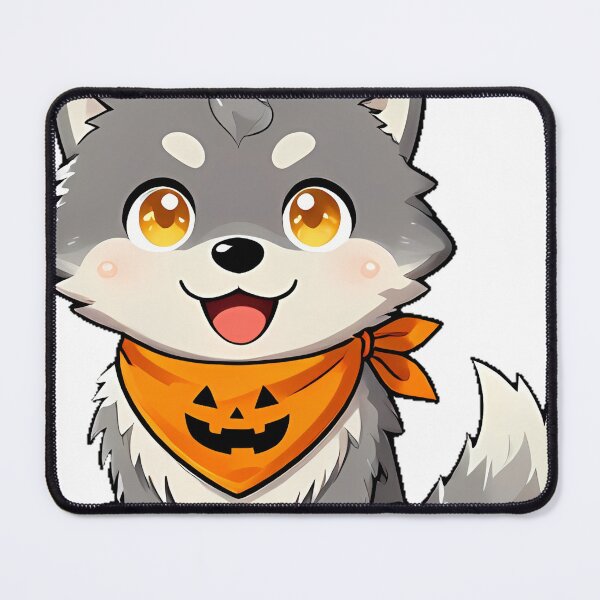 Item preview, Cute Baby Wolf Cub Autumn Bandana Trick-or-Treat Icon designed and sold by pumsquare.