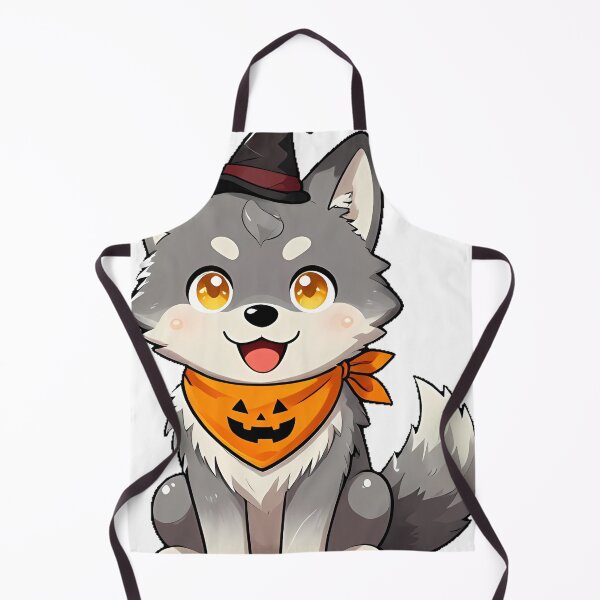 Item preview, Cute Baby Wolf Cub Autumn Bandana Trick-or-Treat Icon designed and sold by pumsquare.