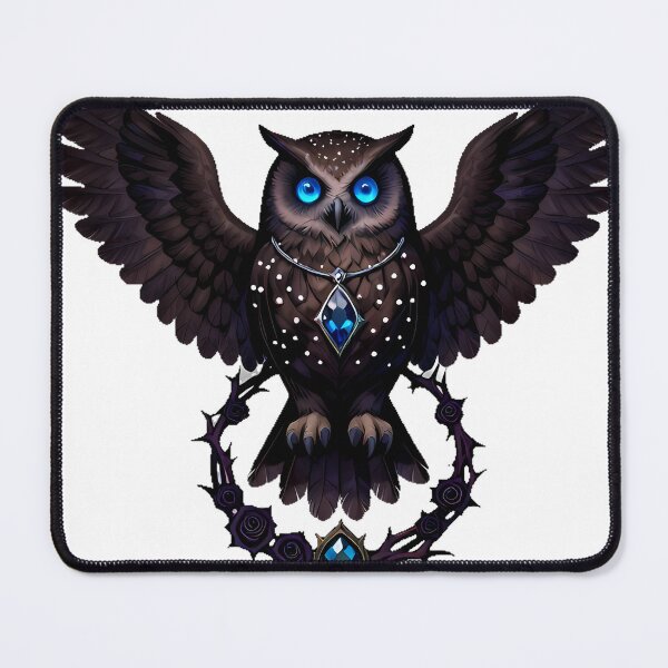 Item preview, Gothic Boreal Owl Soul Gem Keeper designed and sold by IllumeInk.