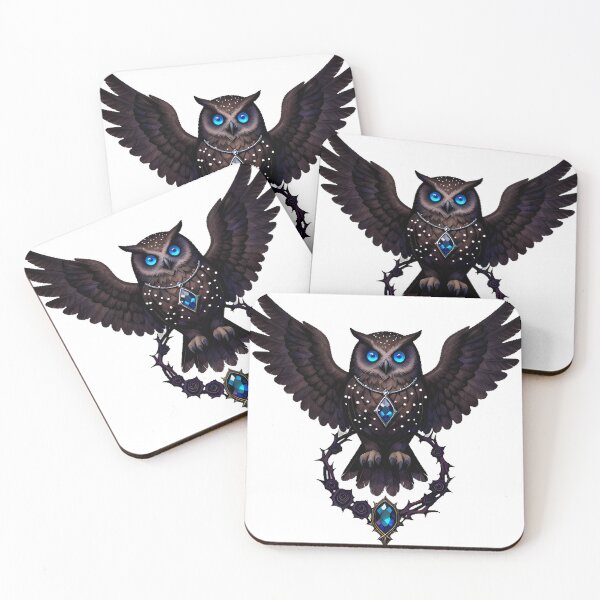 Item preview, Gothic Boreal Owl Soul Gem Keeper designed and sold by IllumeInk.