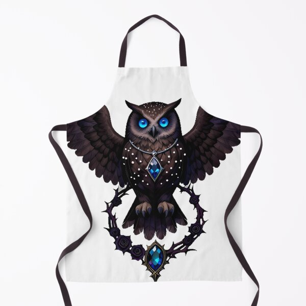 Item preview, Gothic Boreal Owl Soul Gem Keeper designed and sold by IllumeInk.