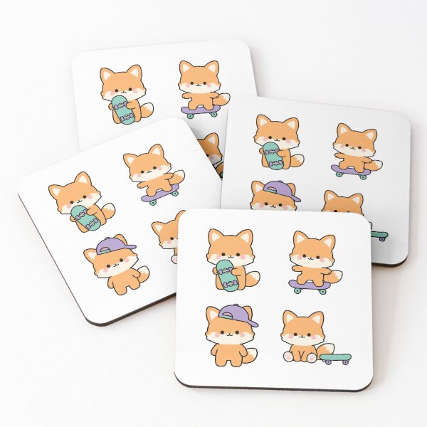 Item preview, Orange Fox Gamer – Cute Kawaii Cartoon designed and sold by Moffyuniverse.