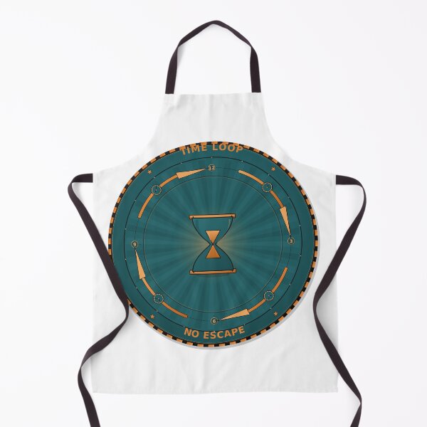 Item preview, Time Loop Badge T-Shirt | Retro Hourglass Infinity Vintage Tee designed and sold by Mega-Shopping.