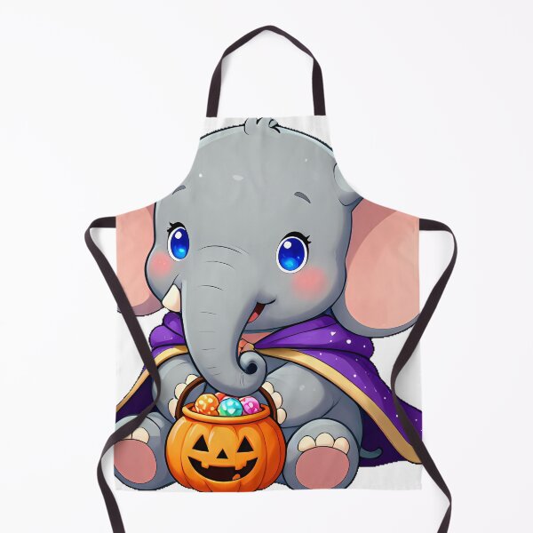 Item preview, Cute Baby Elephant Sorcerer Trick-or-Treat Icon designed and sold by pumsquare.