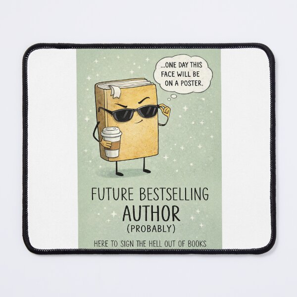 Item preview, Future Bestselling Author with Book Signing Writer Humor designed and sold by Aryabek.