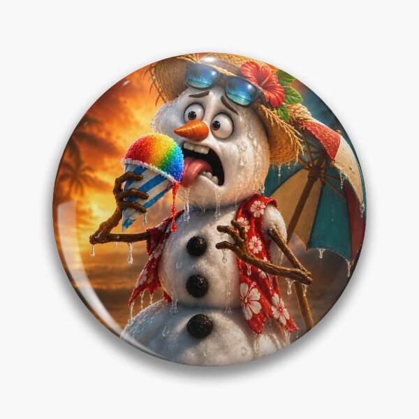 Item preview, Snowman With A Snow Cone designed and sold by MarkColeImaging.