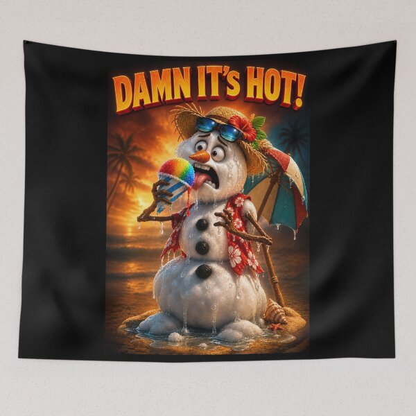 Item preview, Snowman With A Snow Cone designed and sold by MarkColeImaging.