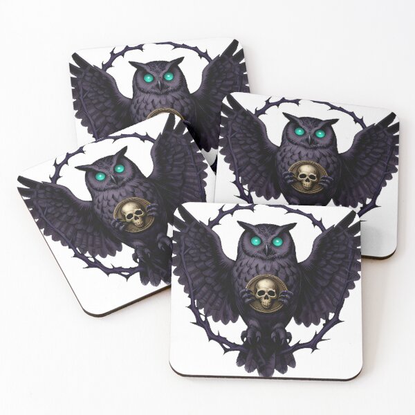 Item preview, Gothic Fish Owl Charon Sentinel designed and sold by IllumeInk.