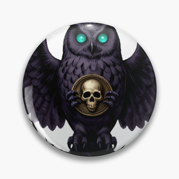 Item preview, Gothic Fish Owl Charon Sentinel designed and sold by IllumeInk.