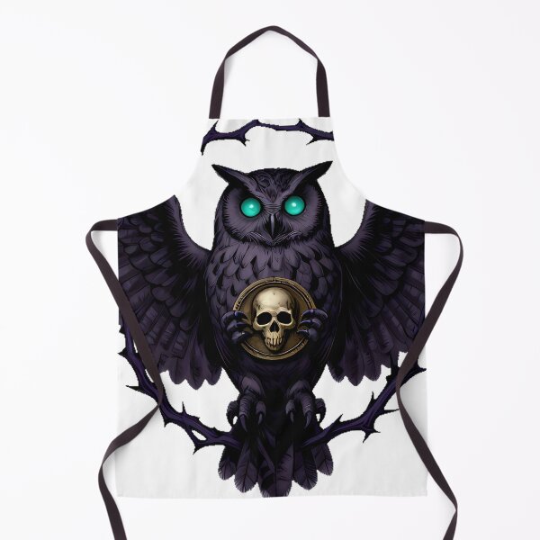 Item preview, Gothic Fish Owl Charon Sentinel designed and sold by IllumeInk.