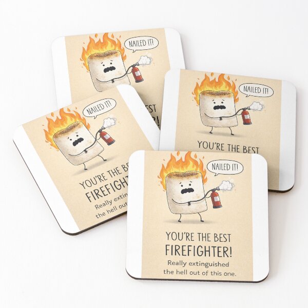 Item preview, Best Firefighter Appreciation with Fire Extinguisher Pun designed and sold by Aryabek.
