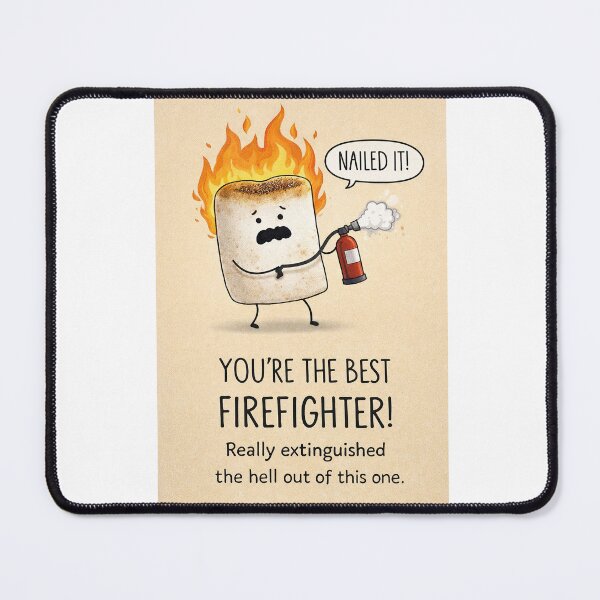 Item preview, Best Firefighter Appreciation with Fire Extinguisher Pun designed and sold by Aryabek.