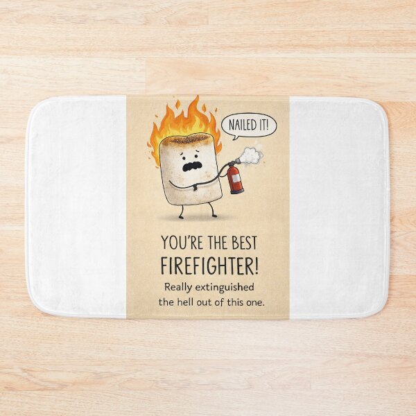 Item preview, Best Firefighter Appreciation with Fire Extinguisher Pun designed and sold by Aryabek.