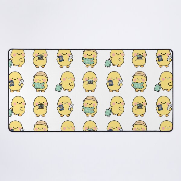 Item preview, Yellow Chick Travel Adventure – Cute Kawaii Cartoon designed and sold by Moffyuniverse.