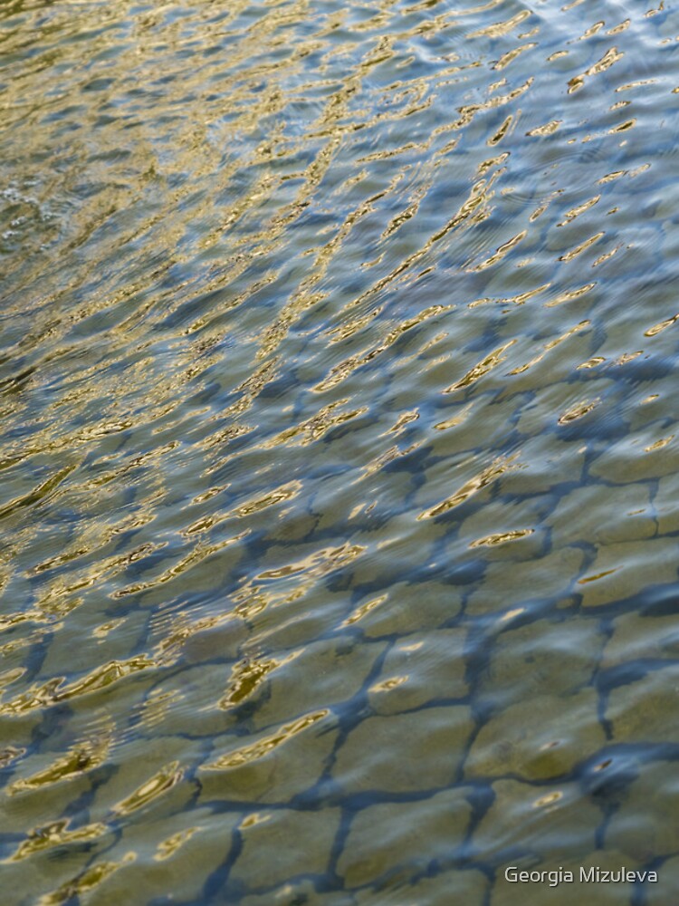 Thumbnail 4 of 4, iPhone Case, Harmonious Fountain Reflections Ripple Movement designed and sold by GeorgiaM.