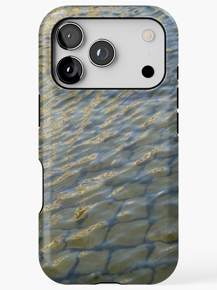 Thumbnail 1 of 4, iPhone Case, Harmonious Fountain Reflections Ripple Movement designed and sold by Georgia Mizuleva.