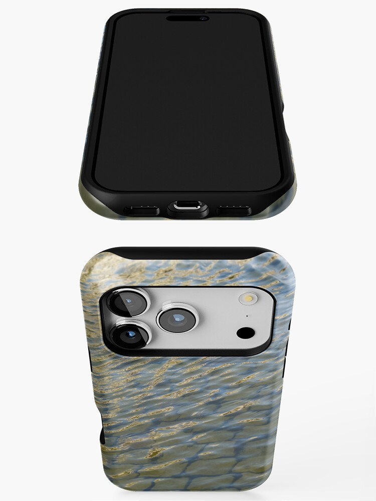 Thumbnail 3 of 4, iPhone Case, Harmonious Fountain Reflections Ripple Movement designed and sold by Georgia Mizuleva.