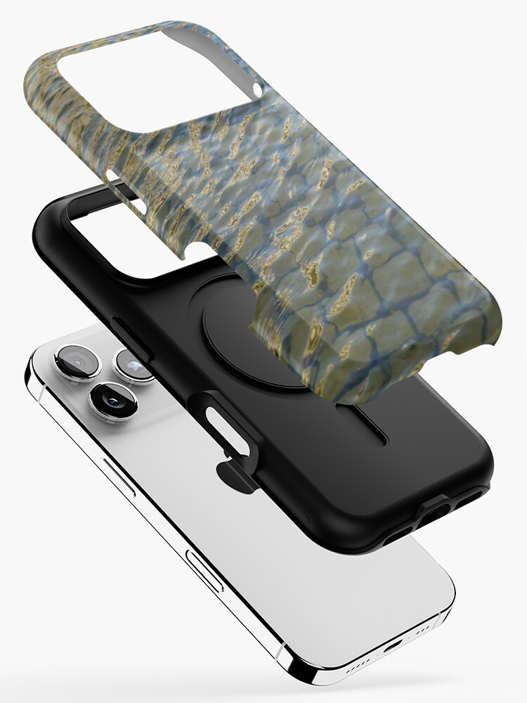 Thumbnail 2 of 4, iPhone Case, Harmonious Fountain Reflections Ripple Movement designed and sold by Georgia Mizuleva.