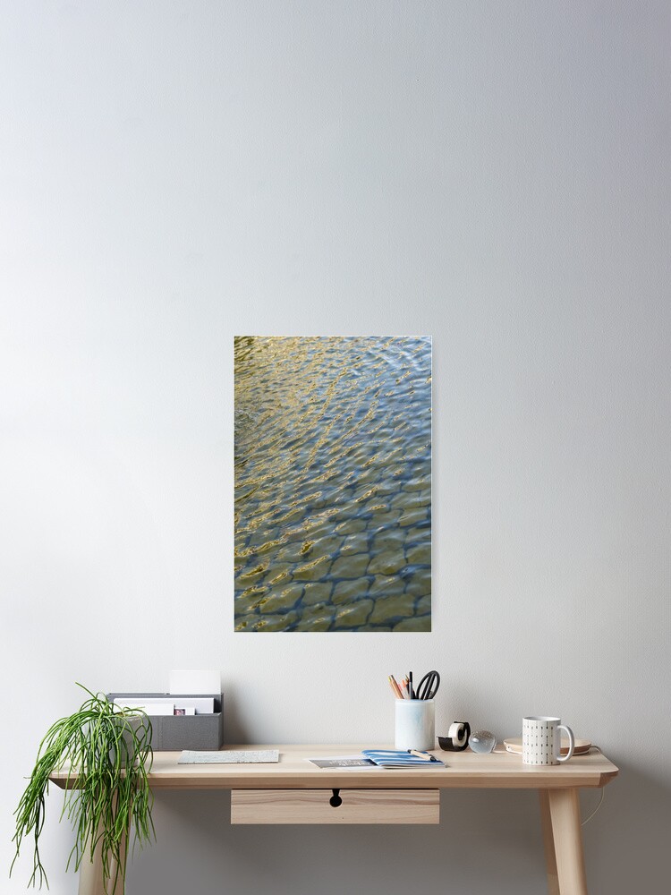 Thumbnail 2 of 3, Poster, Harmonious Fountain Reflections Ripple Movement designed and sold by GeorgiaM.